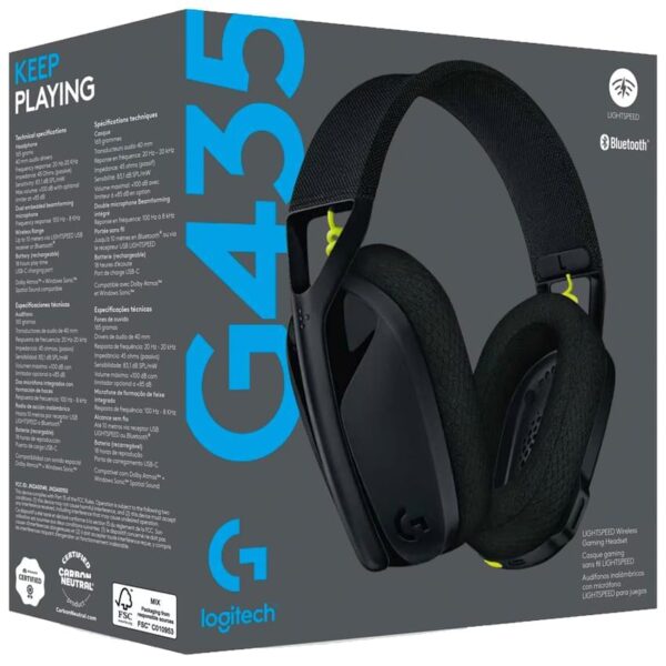 AURICULAR LOGITECH G435 BLACK