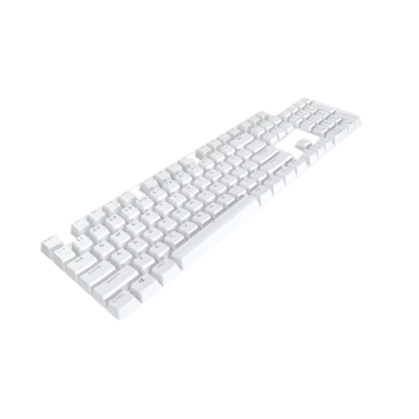 KEYCAP CORSAIR PBT DOUBLE-SHOT PRO ARTIC WHITE (INGLES)
