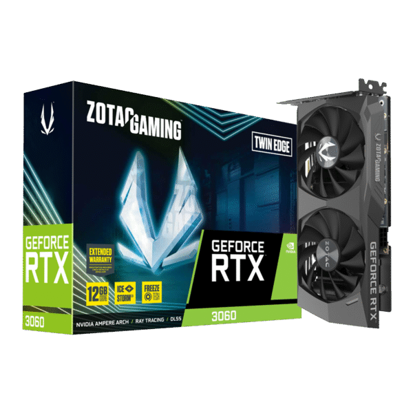 PLACA DE VIDEO ZOTAC GAMING GEFORCE RTX 3060 LHR TWIN EDGE 12GB GDDR6