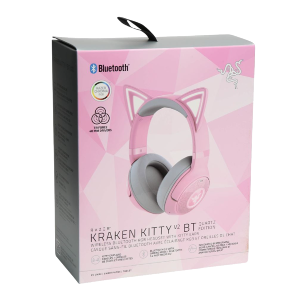 Auricular RAZER KRAKEN KITTY V2 BT QUARTZ