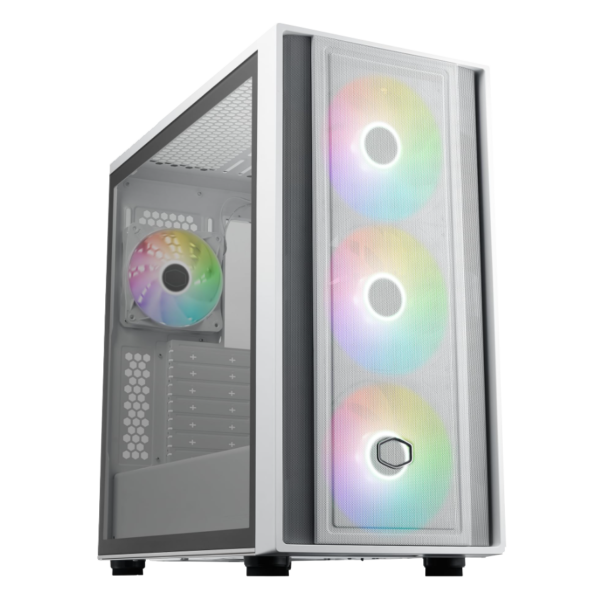 Gabinete COOLER MASTER MASTERBOX 600 blanco
