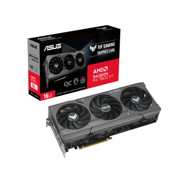 PLACA DE VIDEO ASUS RADEON RX 7600 XT TUG GAMING 16GB