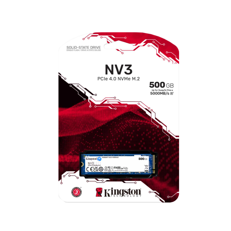 DISCO SSD KINGSTON M2 NVME NV3 500GB GEN4
