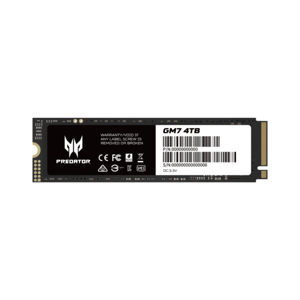 Disco SSD PREDATOR M2 NVME 1TB gen4 SRead 7400mb/s SWrite 6400mb/s - Imagen 2