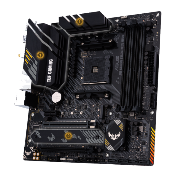Mother ASUS TUF GAMING B550 Plus WIFI 2 AM4 ddr4 - Imagen 2