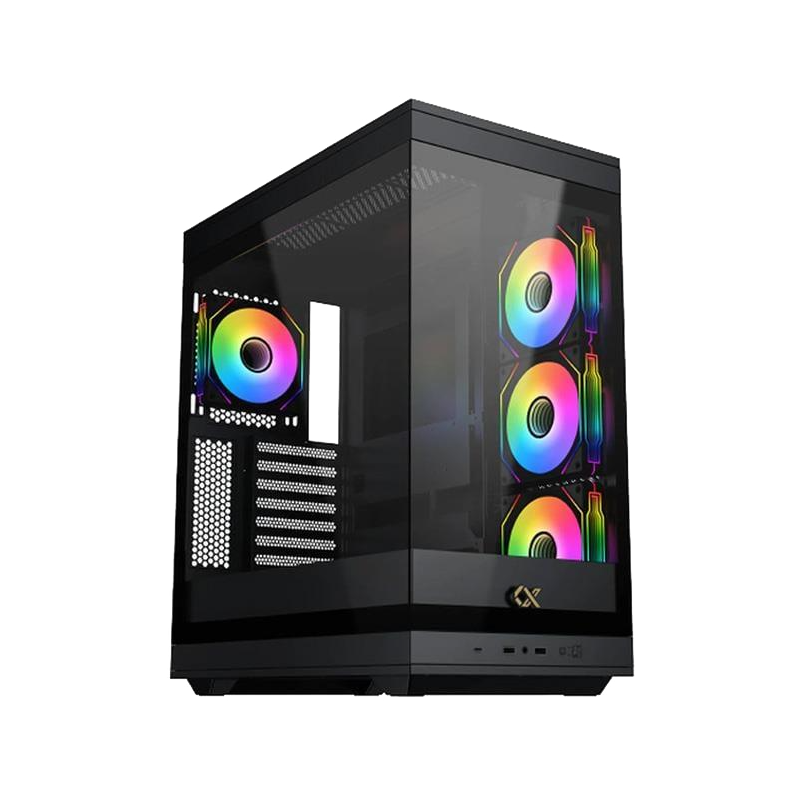 GABINETE XIGMATEK META BLACK E-ATX +4FAN ARGB