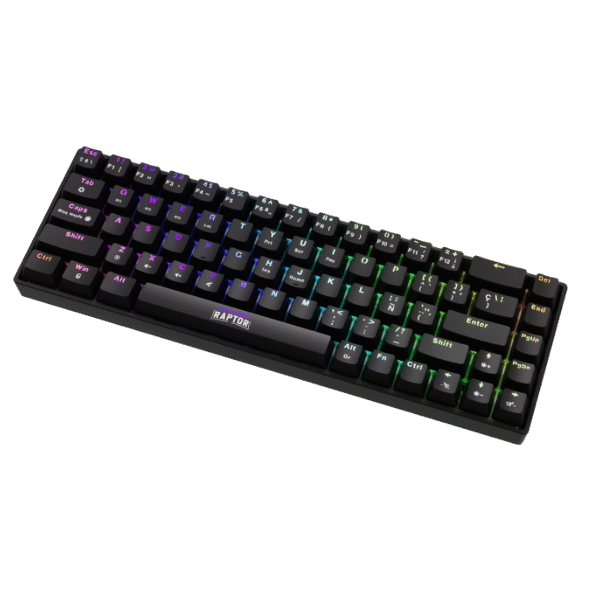 Teclado RAPTOR Fireclaw m68 Wireless Switch RED - Imagen 2
