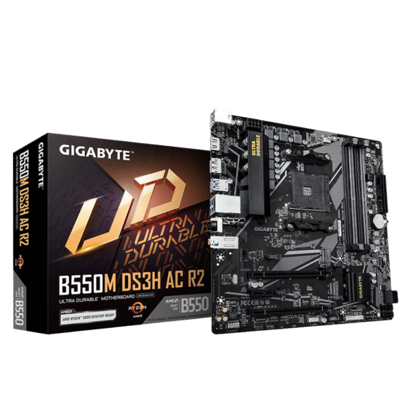 Mother GIGABYTE B550M DS3H AC R2 AM4 DDR4 Mother GIGABYTE B550M DS3H AC R2 AM4 DDR4