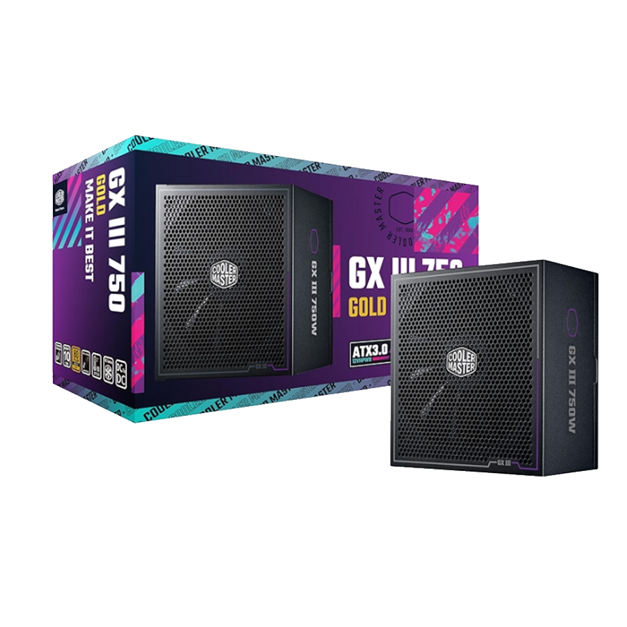 FUENTE COOLER MASTER GX III 750W 80P GOLD FULL MODULAR pcie 5.0