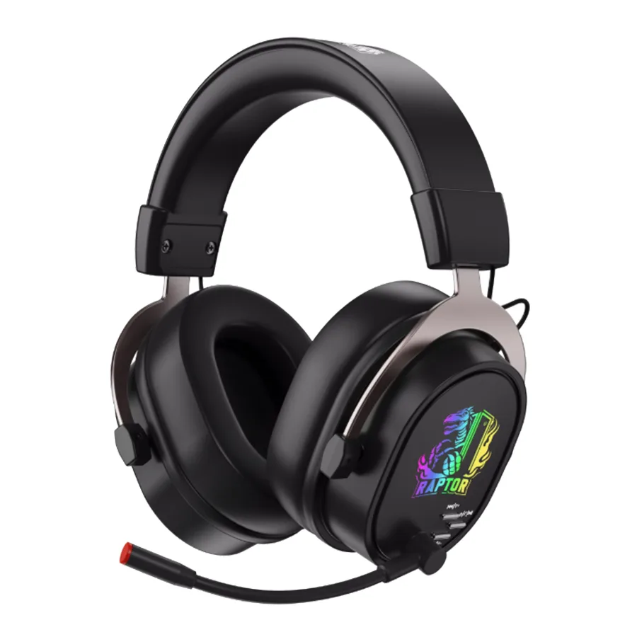 Auricular RAPTOR INFERNO PRO X 7.1 Wireless c/Dongle Negro - Imagen 2