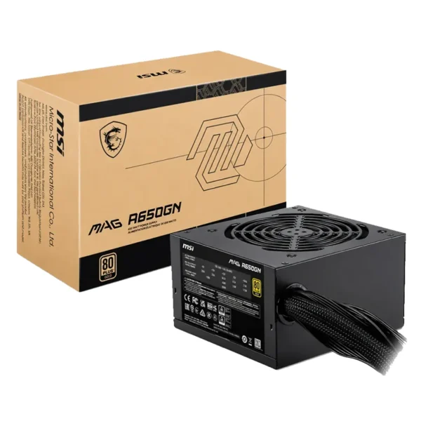 FUENTE MSI MAG A650GN 650W 80 PLUS GOLD