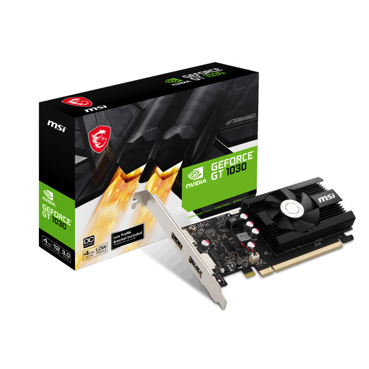 VGA MSI GeForce GT 1030 4G LP DDR4 OC (7549) VGA MSI GeForce GT 1030 4G LP DDR4 OC (7549)