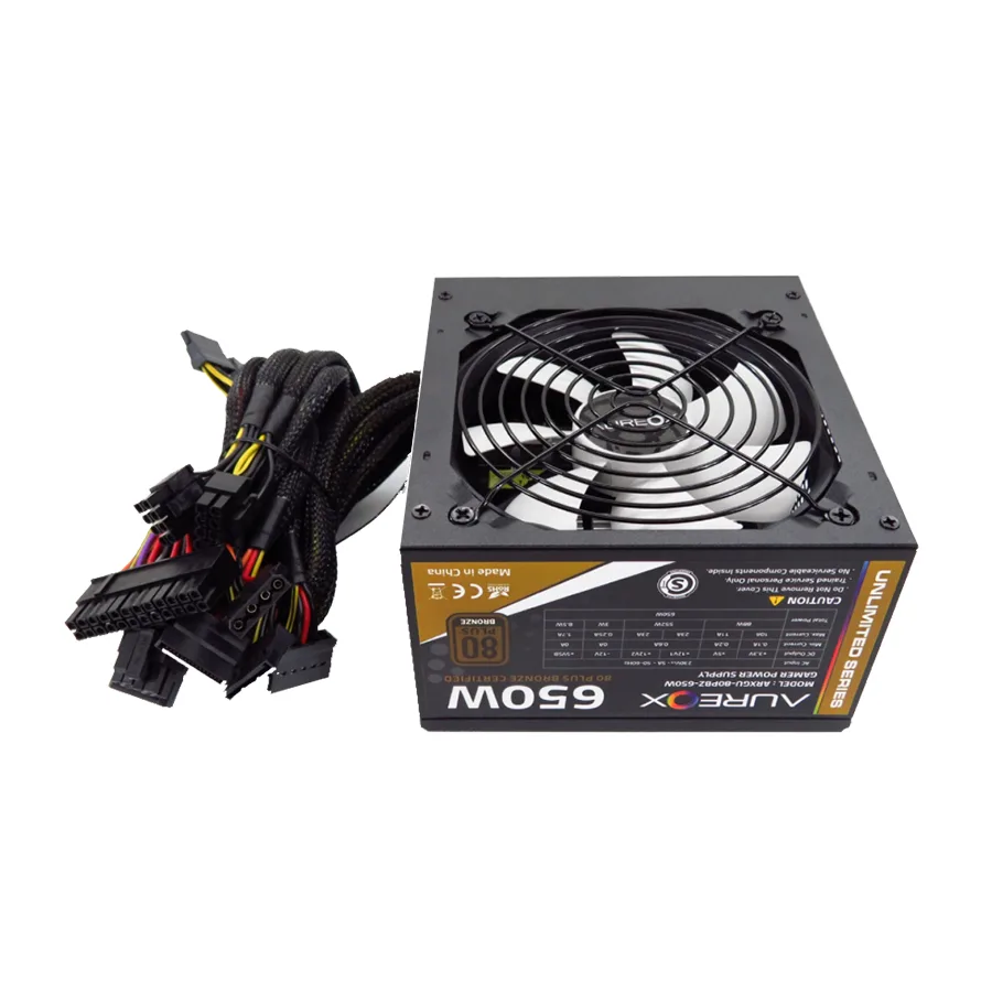 Fuente AUREOX 650w 80p Bronze - Imagen 2