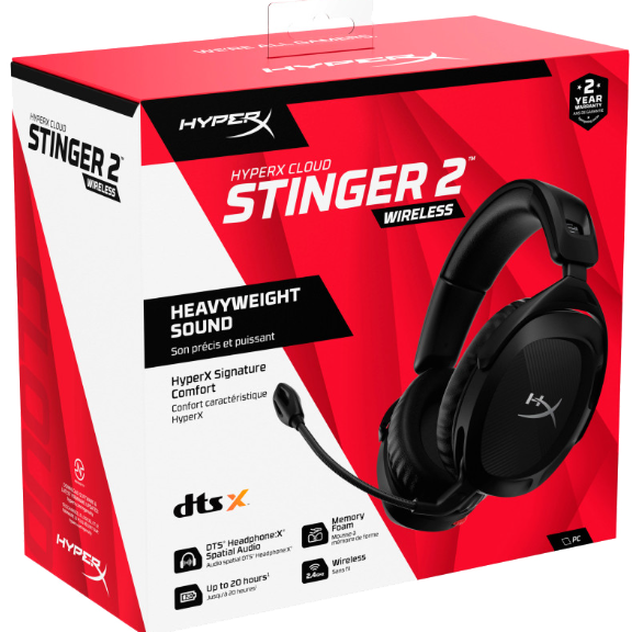 AURICULAR HYPERX CLOUD STINGER 2 WIRELESS