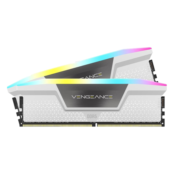MEMORIA RAM CORSAIR VENGEANCE RGB 32GB (2X16) 5600MHZ CL36 WHITE intel XMP