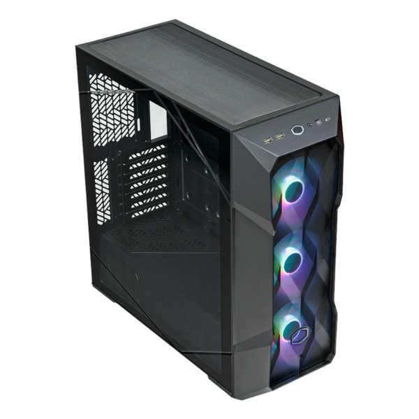 GABINETE COOLER MASTER MASTERBOX TD 500 MESH BLACK ARGB ATX/E-ATX +3fan - Imagen 2