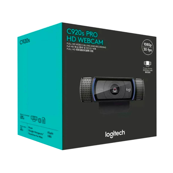 WEBCAM LOGITECH C920S PRO HD 1080P