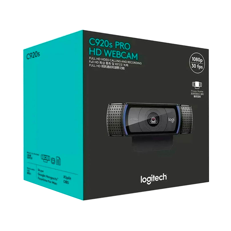 WEBCAM LOGITECH C920S PRO HD 1080P