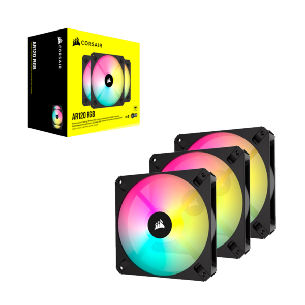 Fan cooler Corsair AR120 RGB x3 fan