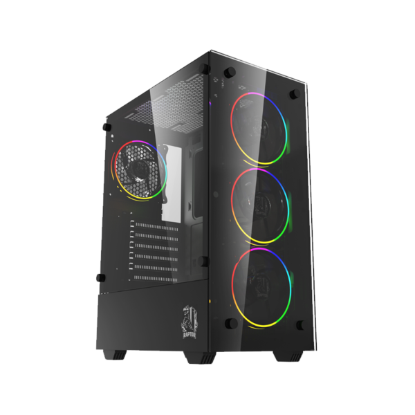 Gabinete Sentinel Raptor TG 4fan rgb