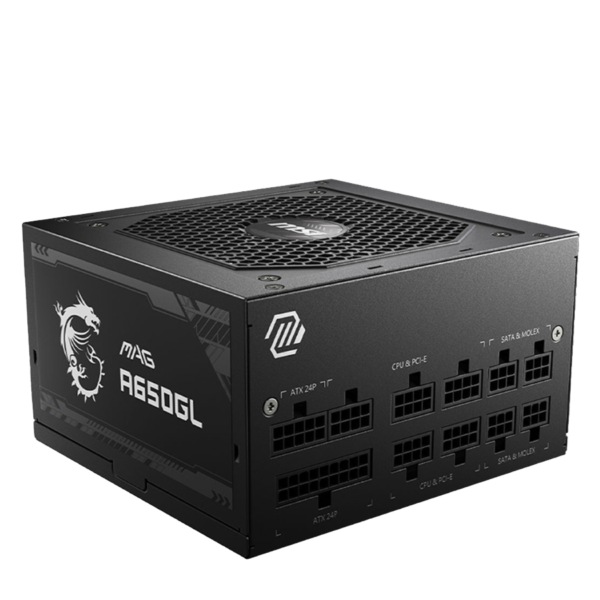 Fuente MSI MAG A650GL 650W 80 PLUS GOLD MODULAR - Imagen 3