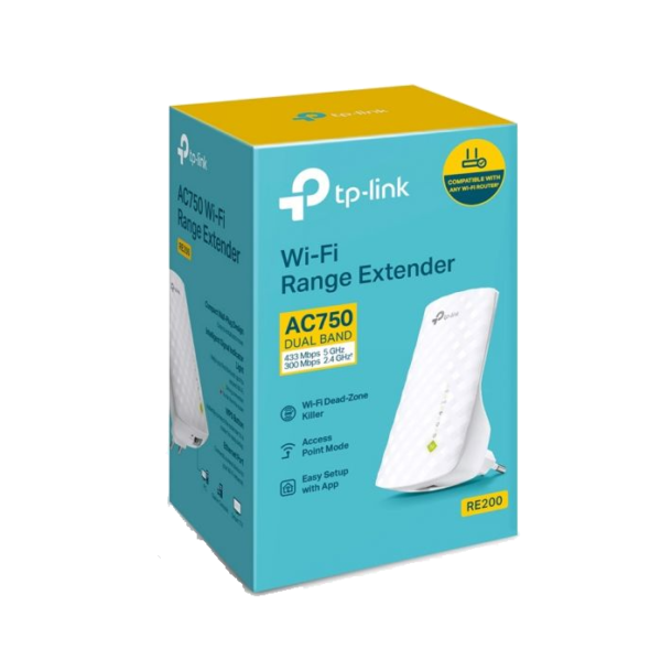 REPETIDOR WIFI TP-LINK AC750 DOBLE BANDA