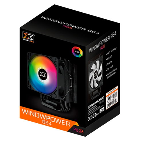 CPU COOLER XIGMATEK WINDPOWER WP964 RGB am4  /  Lga1700