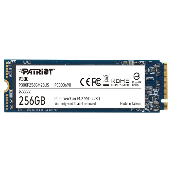 DISCO SSD PATRIOT P300 256GB M2 NVME GEN3