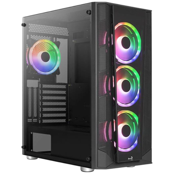 GABINETE AEROCOOL PRISM G BK V3 C/4FAN ARGB