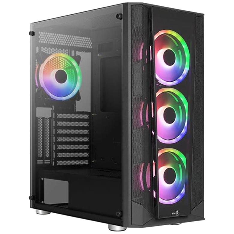 GABINETE AEROCOOL PRISM G BK V3 C/4FAN ARGB