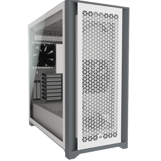 GABINETE CORSAIR 5000D AIRFLOW TG WHITE