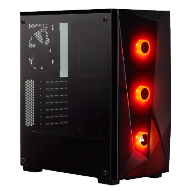 GABINETE CORSAIR CARBIDE SPEC DELTA RGB BLACK FANS X3 C/FUENTE CV550