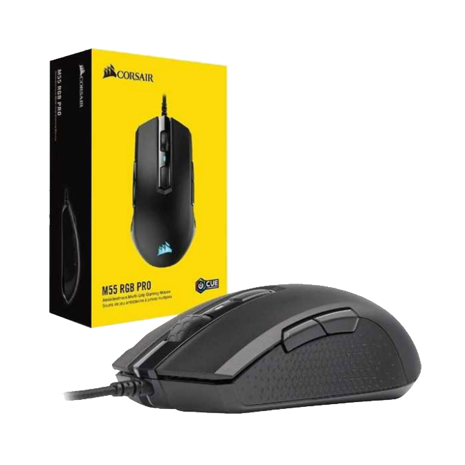 MOUSE CORSAIR M55 PRO RGB BLACK