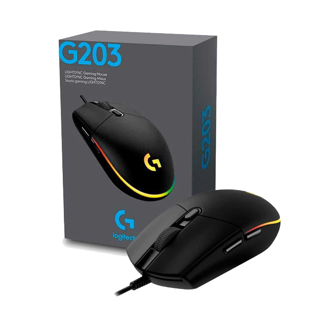 MOUSE LOGITECH G203 BK