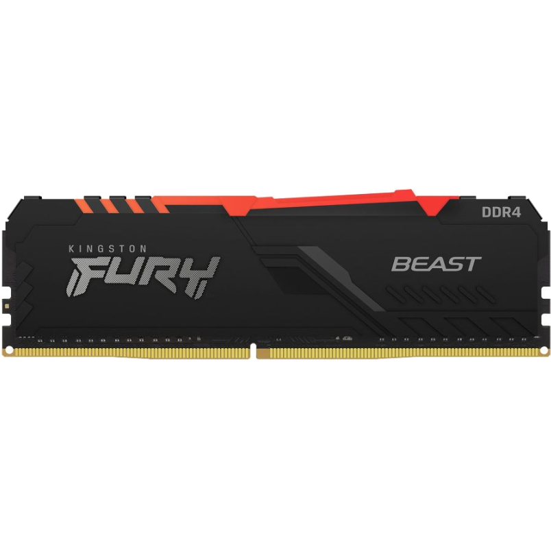 MEMORIA RAM KINGSTON FURY BEAST 16GB 3200 MHZ RGB CL16