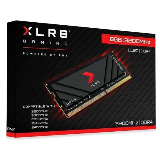 MEMORIA RAM PNY XLR8 16GB (1X16) 3200MHZ DDR4 SODIMM CL22