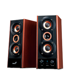 Parlante GENIUS SP2.0 HF800A MADERA RMS 20W
