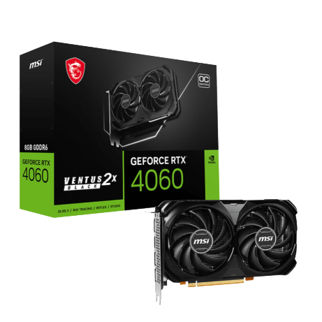 PLACA DE VIDEO MSI GEFORCE RTX 4060 VENTUS 2 8GB GDDR6