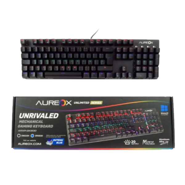 Teclado AUREOX UNRIVALED SWITCH BLUE (ESP)