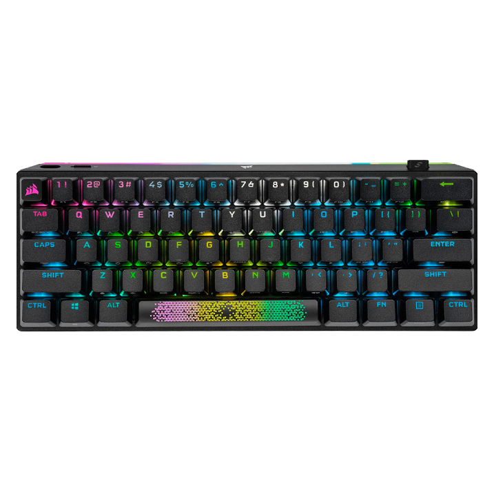 TECLADO CORSAIR K70 RGB PRO MINI WIRELESS SWITCH CHERRY SILVER (US)