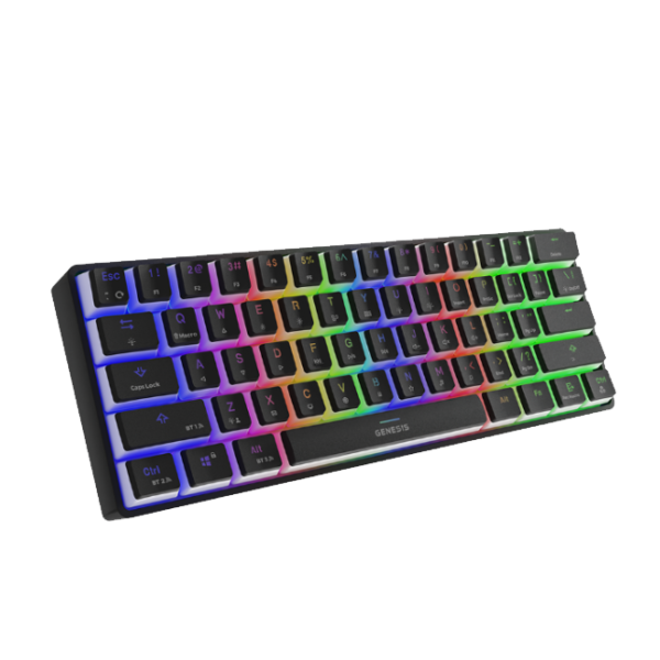 Teclado GENESIS THOR 660 DUAL BLACK RGB SWITCH RED