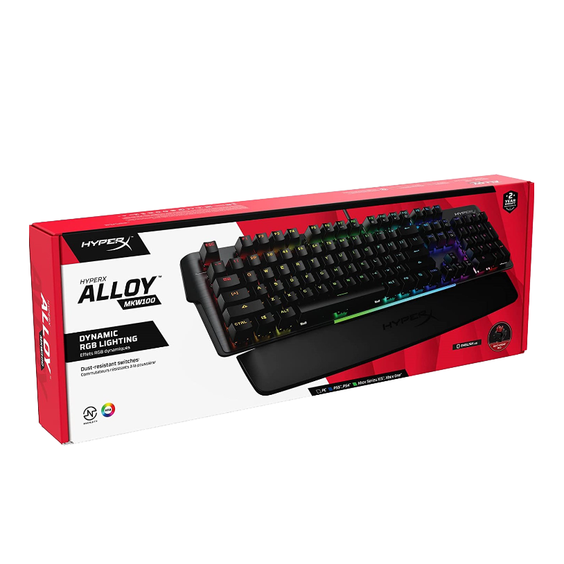 TECLADO HYPERX ALLOY MKW100 TTC SWITCH RED (ENG)