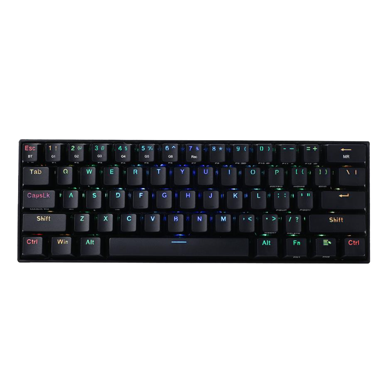 TECLADO REDRAGON DRACONIC BLACK RGB (US)