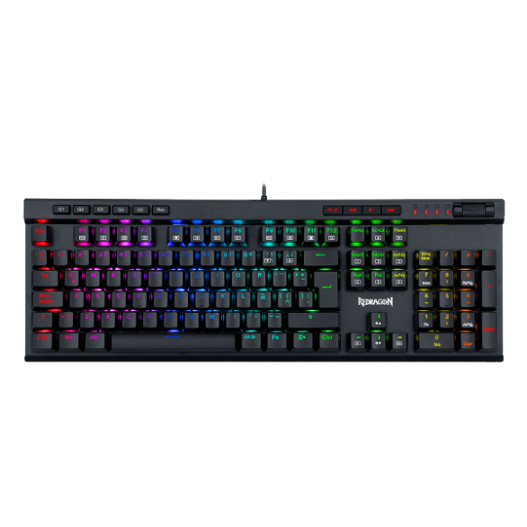 TECLADO REDRAGON VATA PRO SWITCH BROWN RGB ES