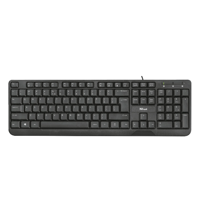 TECLADO TRUST ZIVA (ESP)